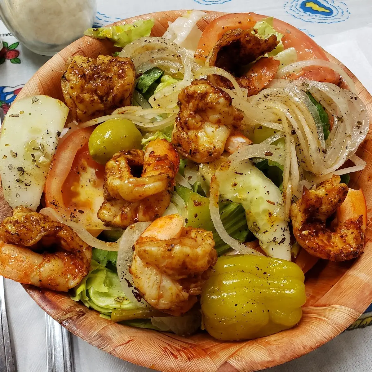 Grilled Shrimp Salad