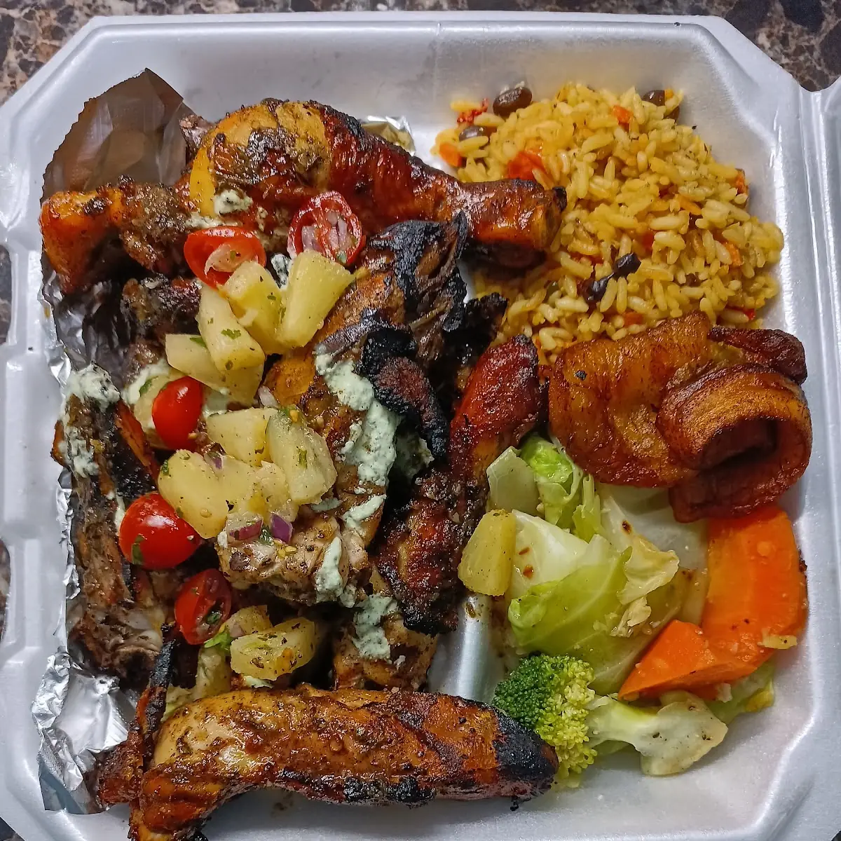Reggae Jerk Chicken Plate