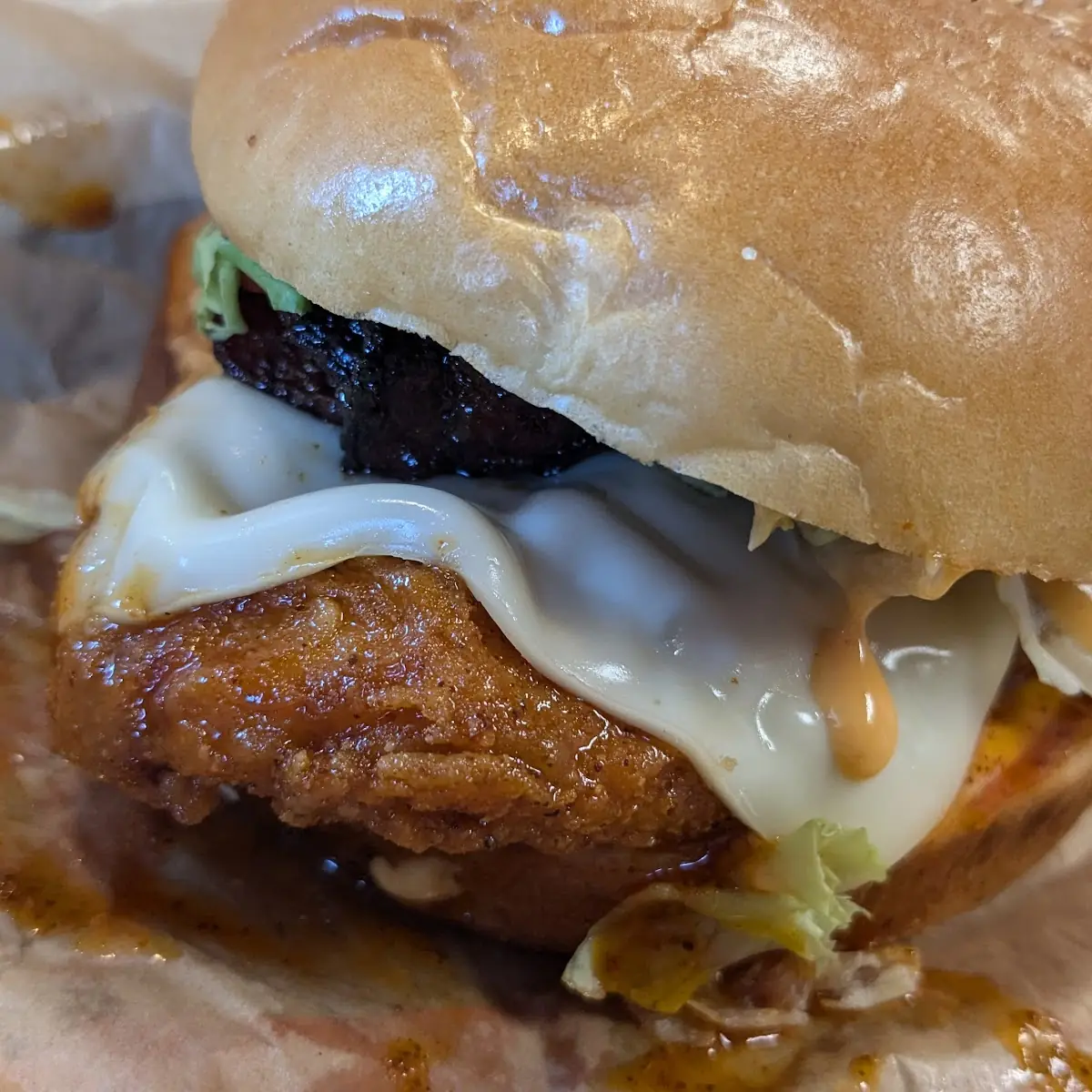 Fiery Crispy Chicken Sandwich