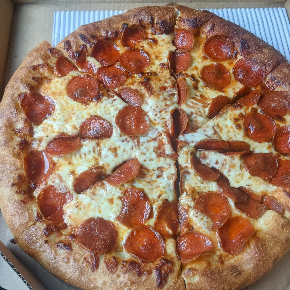Stuffed Crust Pepperoni Pizza