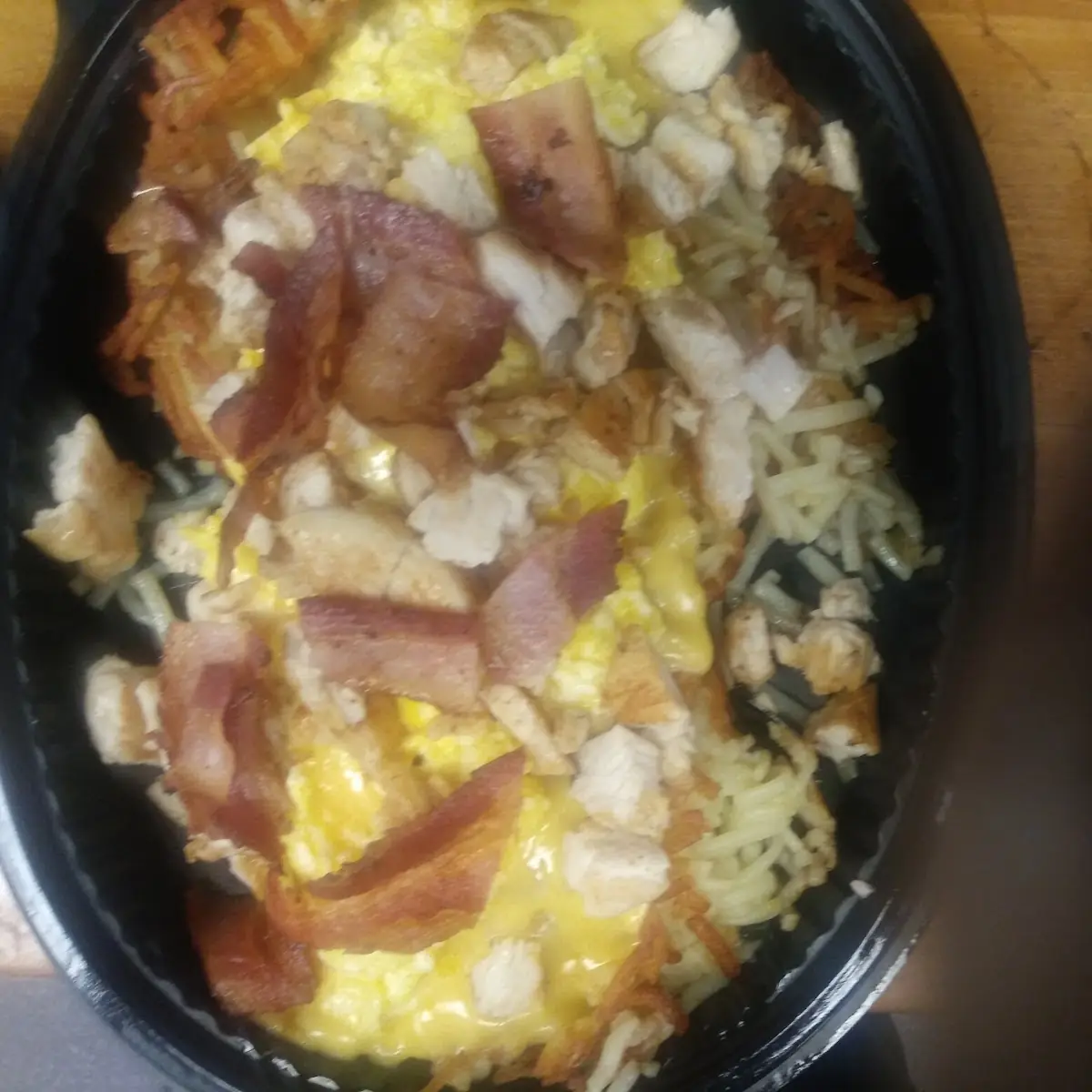 Ham Cheese Hashbrown Bowl