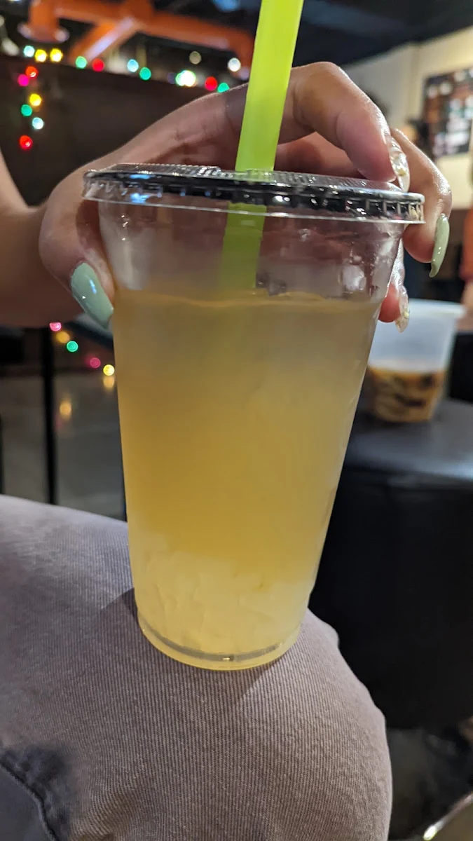 Honey Green Tea with Lychee Jelly