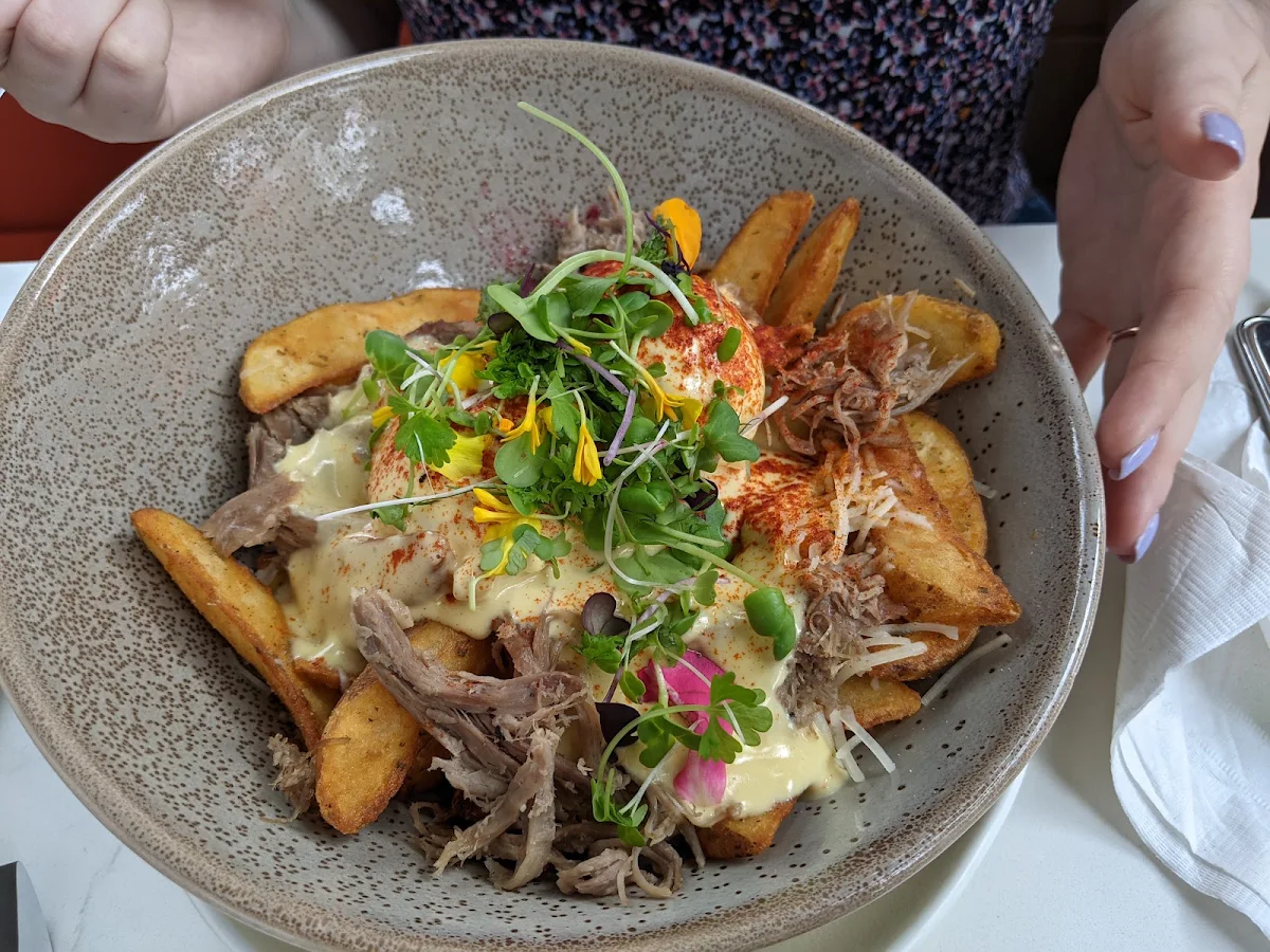 Lobster Scramble Poutine
