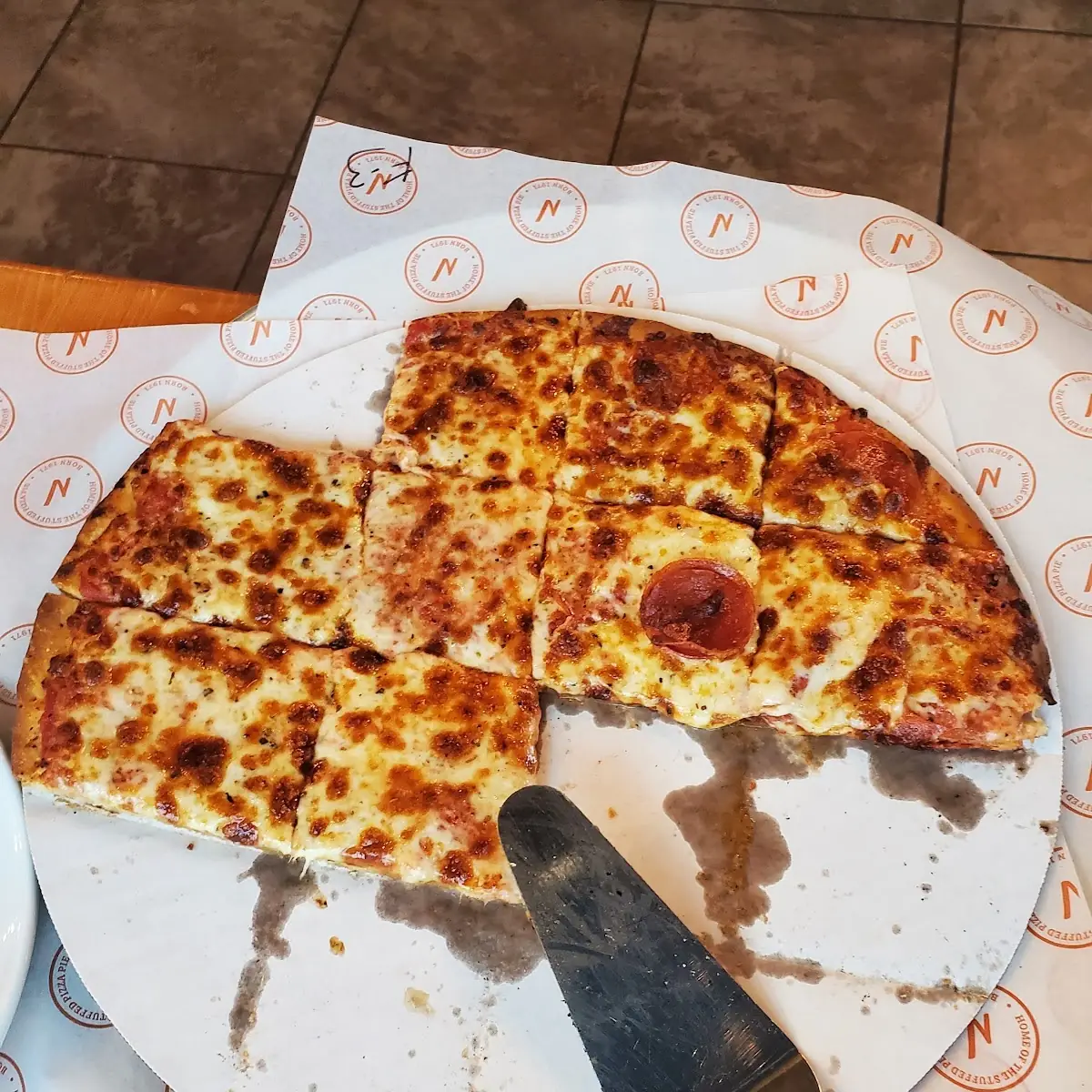 Pepperoni Pizza and Cheese Pizza
