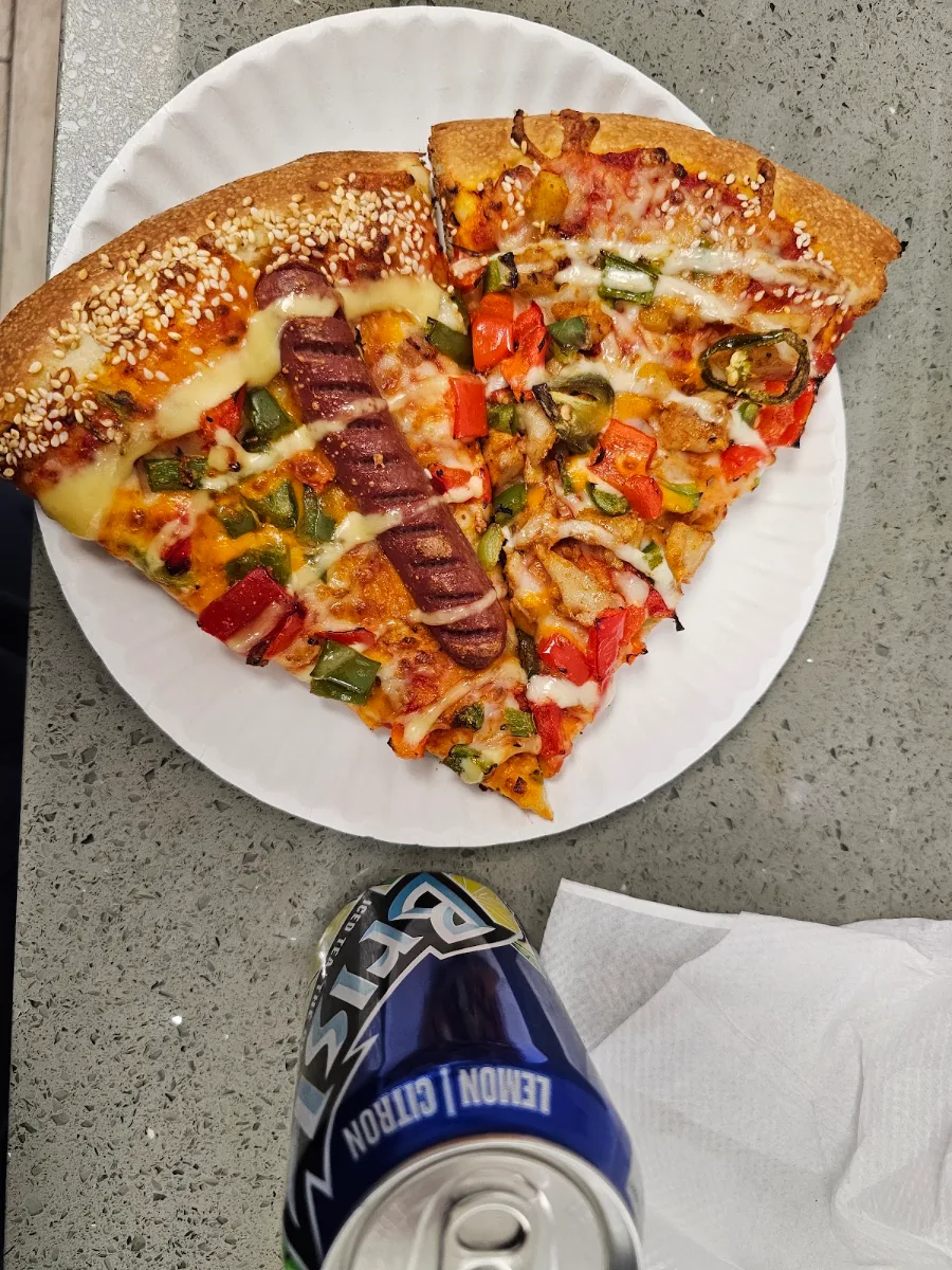 Hot Dog Pizza, Megabite Pizza Commercial Drive