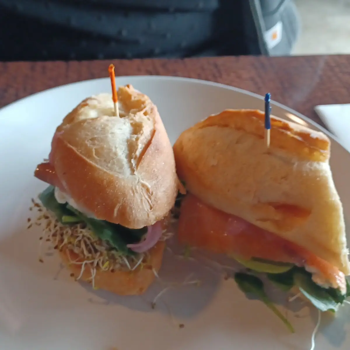 Smoked Salmon PO'Boy