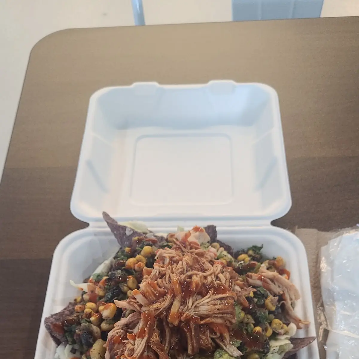 Wave Nachos with BBQ Chicken