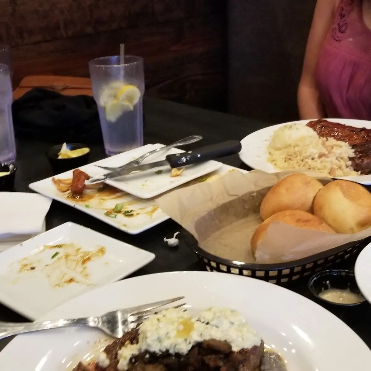 Steak Tips Loaded Mash Potatoes & Green Beans