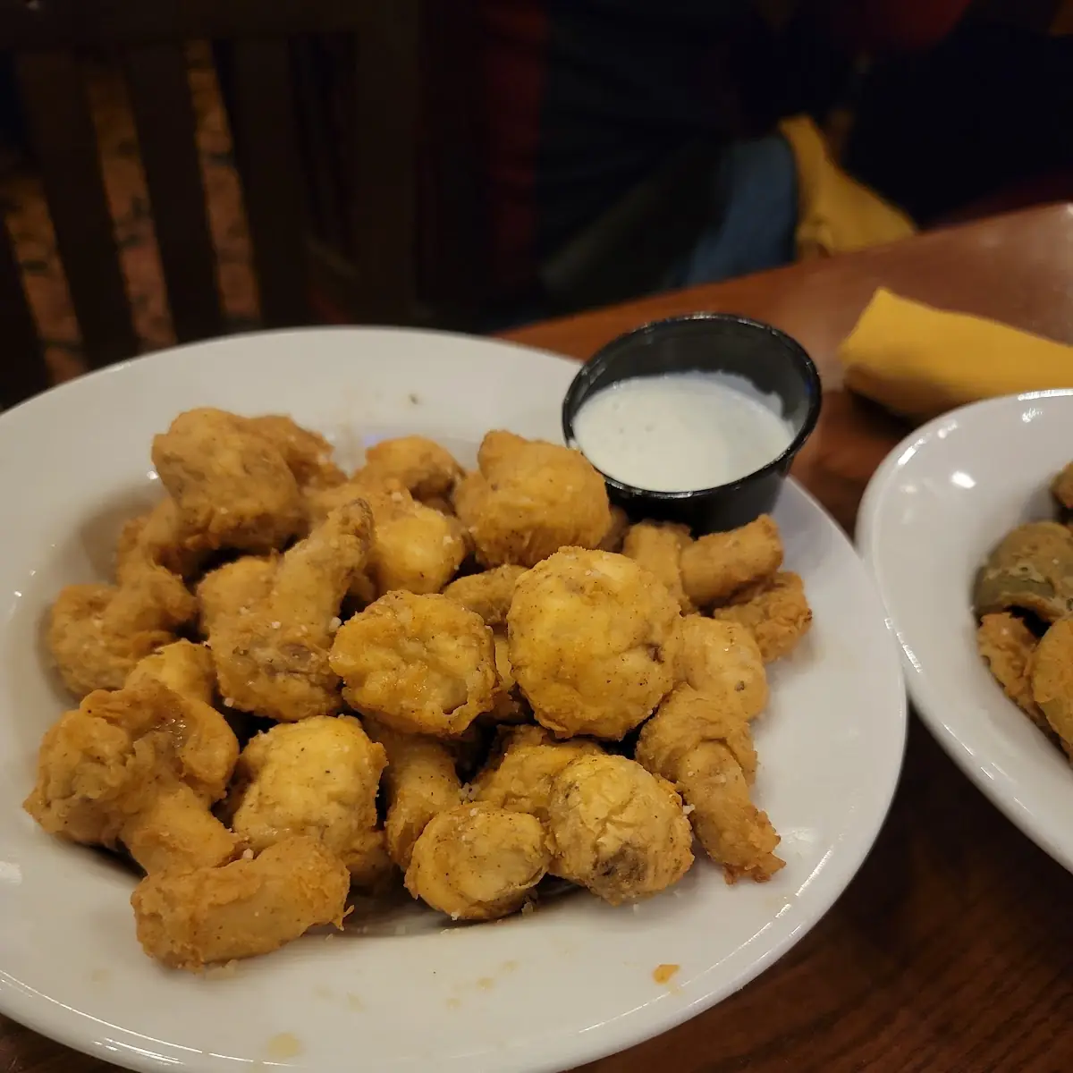 Fried Mushrooms with Dipping Sauce