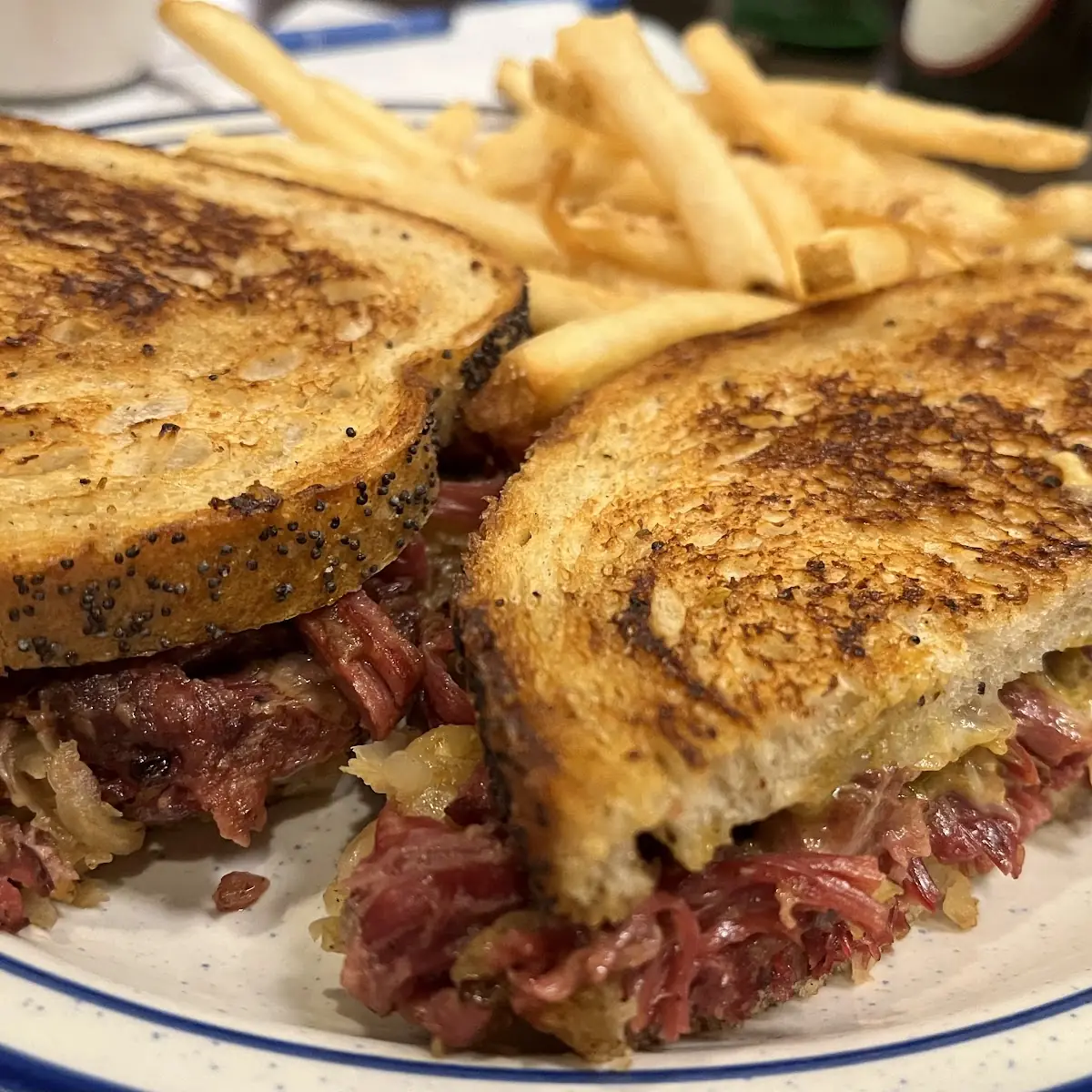 Pulled Corned Beef Reuben