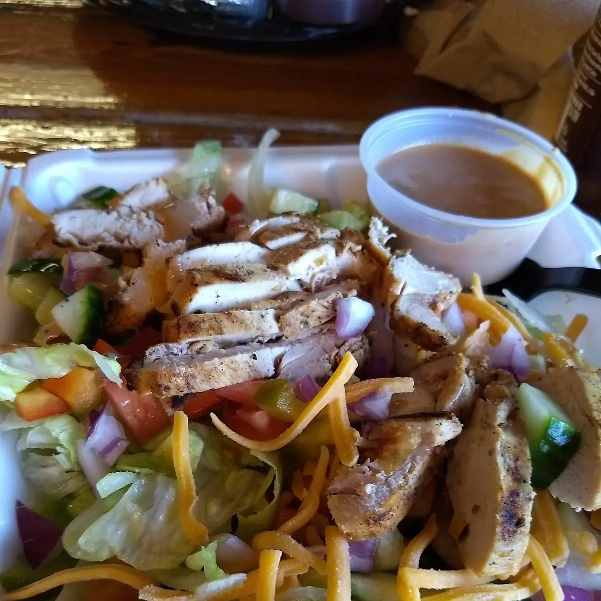 BBQ Chicken Salad Wrap