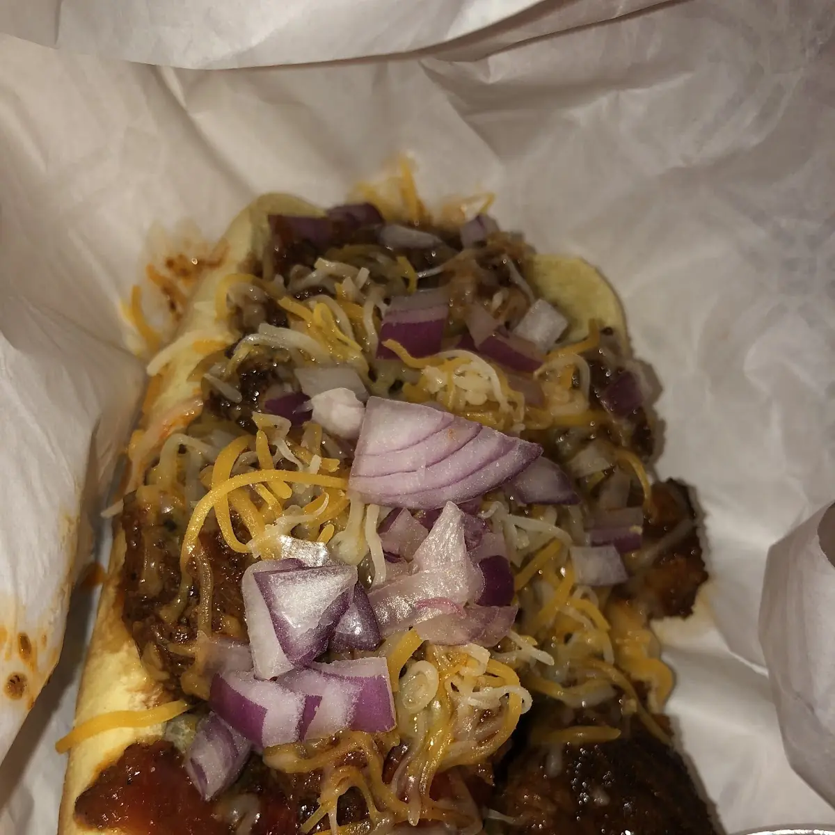 Chili Cheese Half Smoke