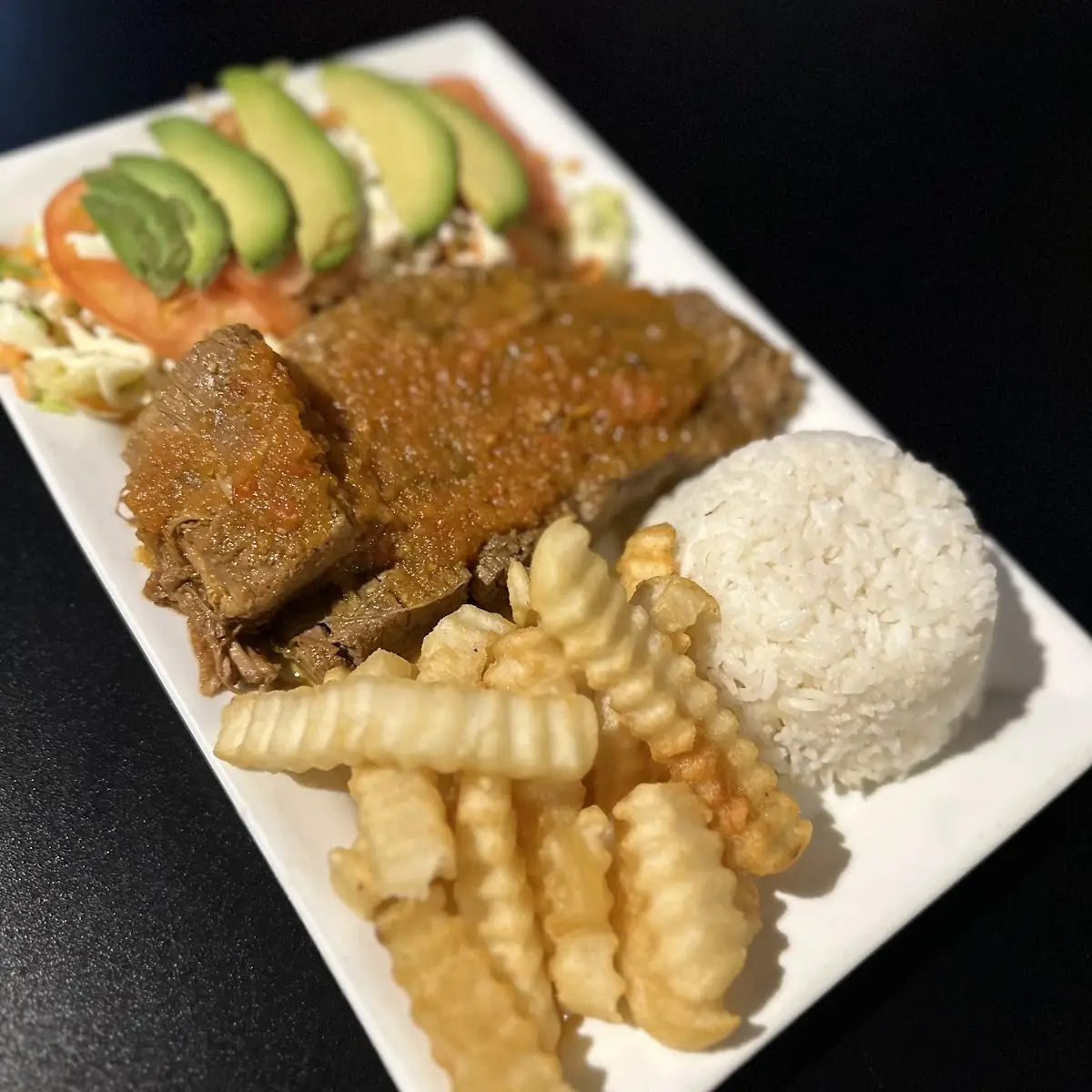 Bistec Encebollado Steak with Onions
