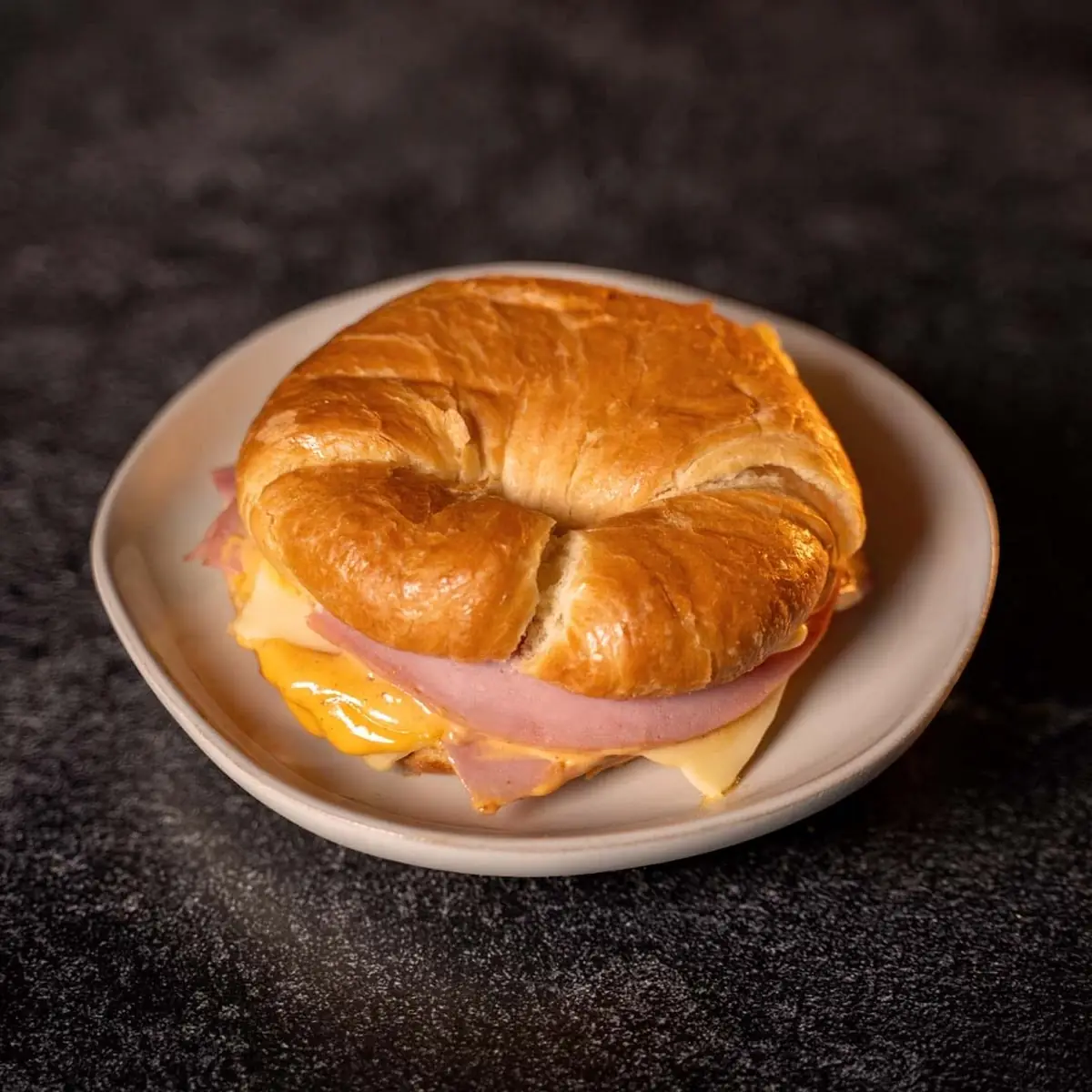 Ham Egg & Cheese Breakfast Sandwich