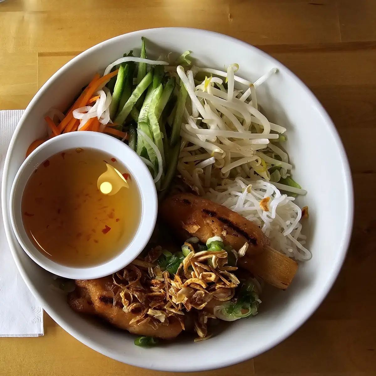 Egg Roll Vermicelli Bowl