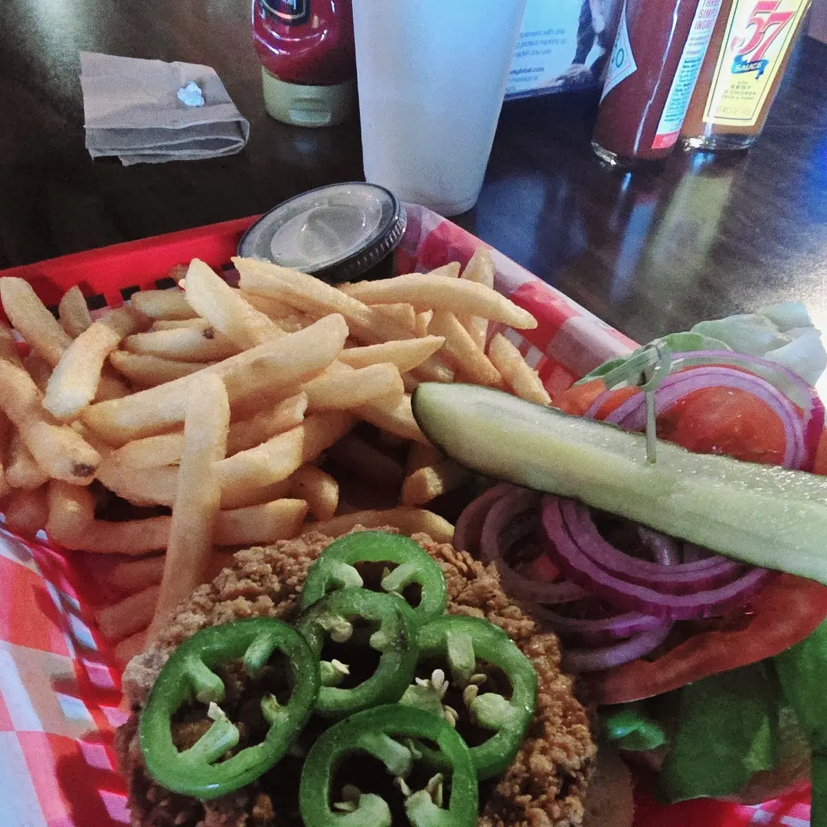 Spicy Crispy Shrimp Burger or Wraps
