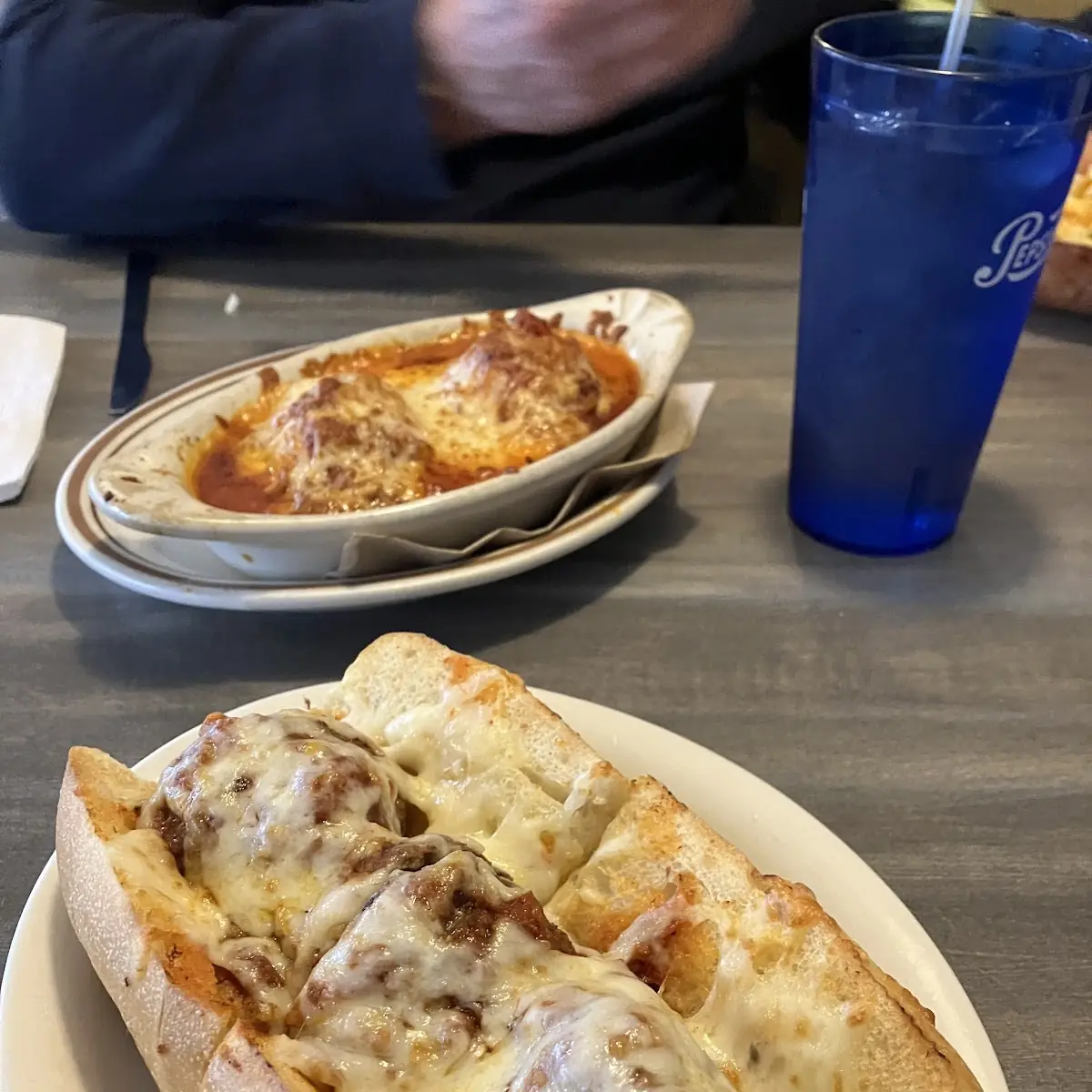 Meatballs Parmigiana Sandwich
