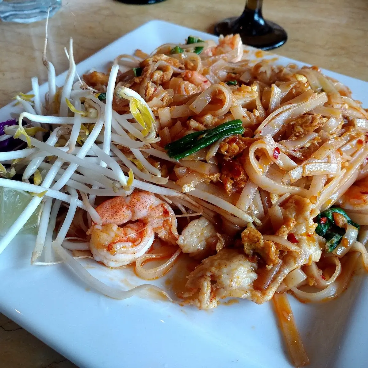 Shrimp and Chicken Pad Thai