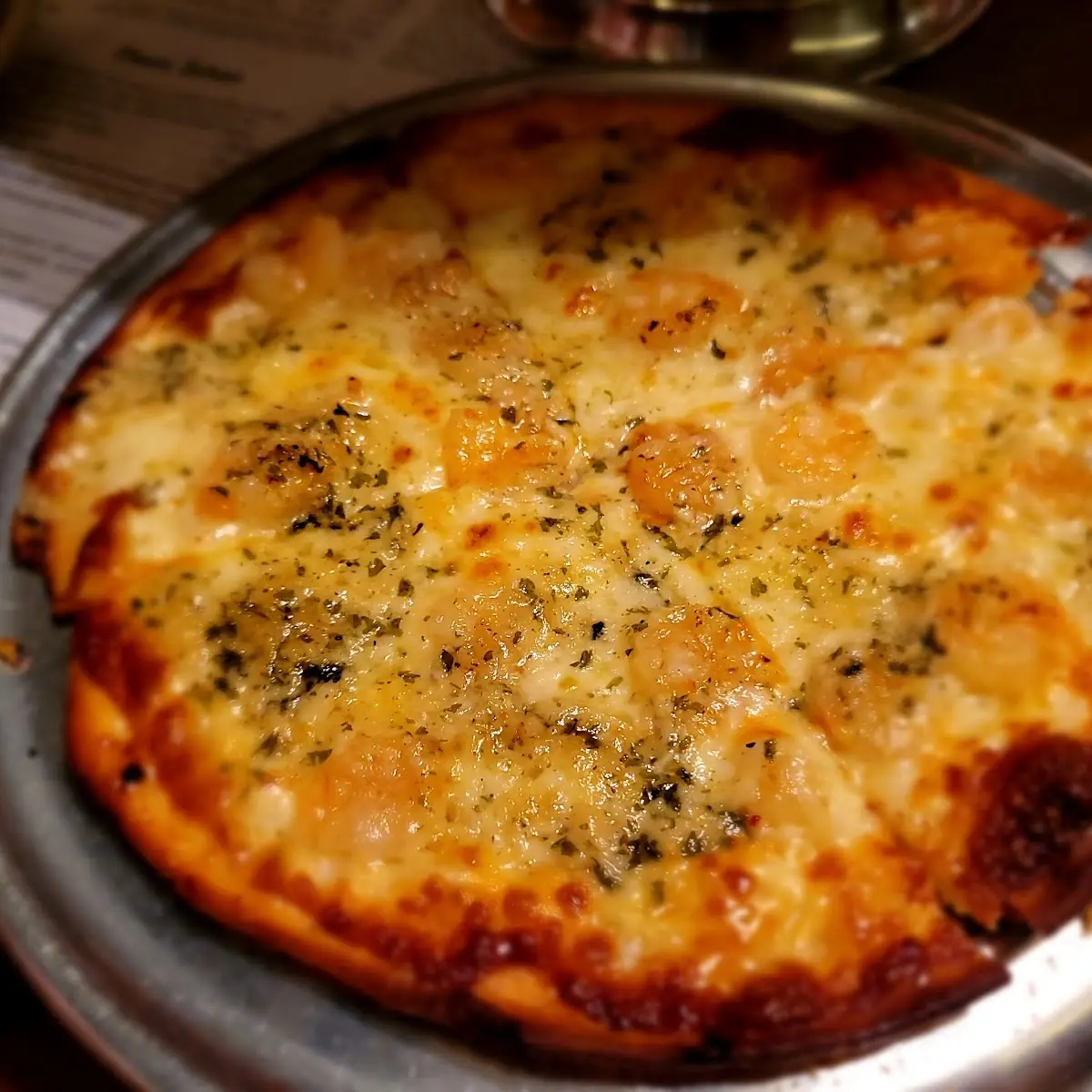 Shrimp Scampi Pizza