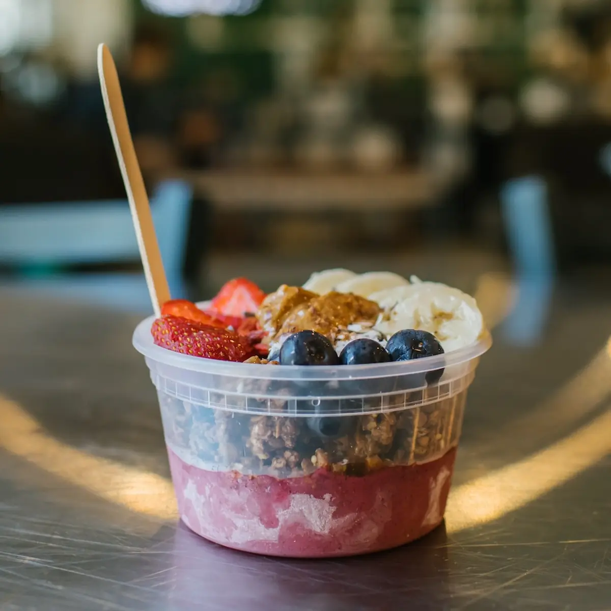 Acai Bowl with Fruit Toppings