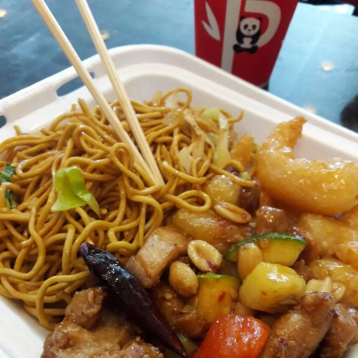 Kung Pao Chicken & Honey Walnut Shrimp