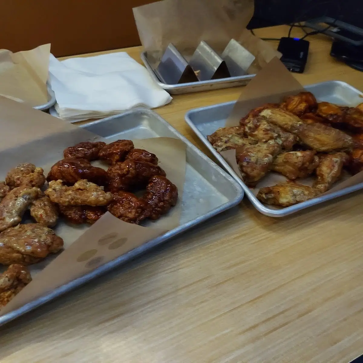 Boneless Wings and Chicken Wings