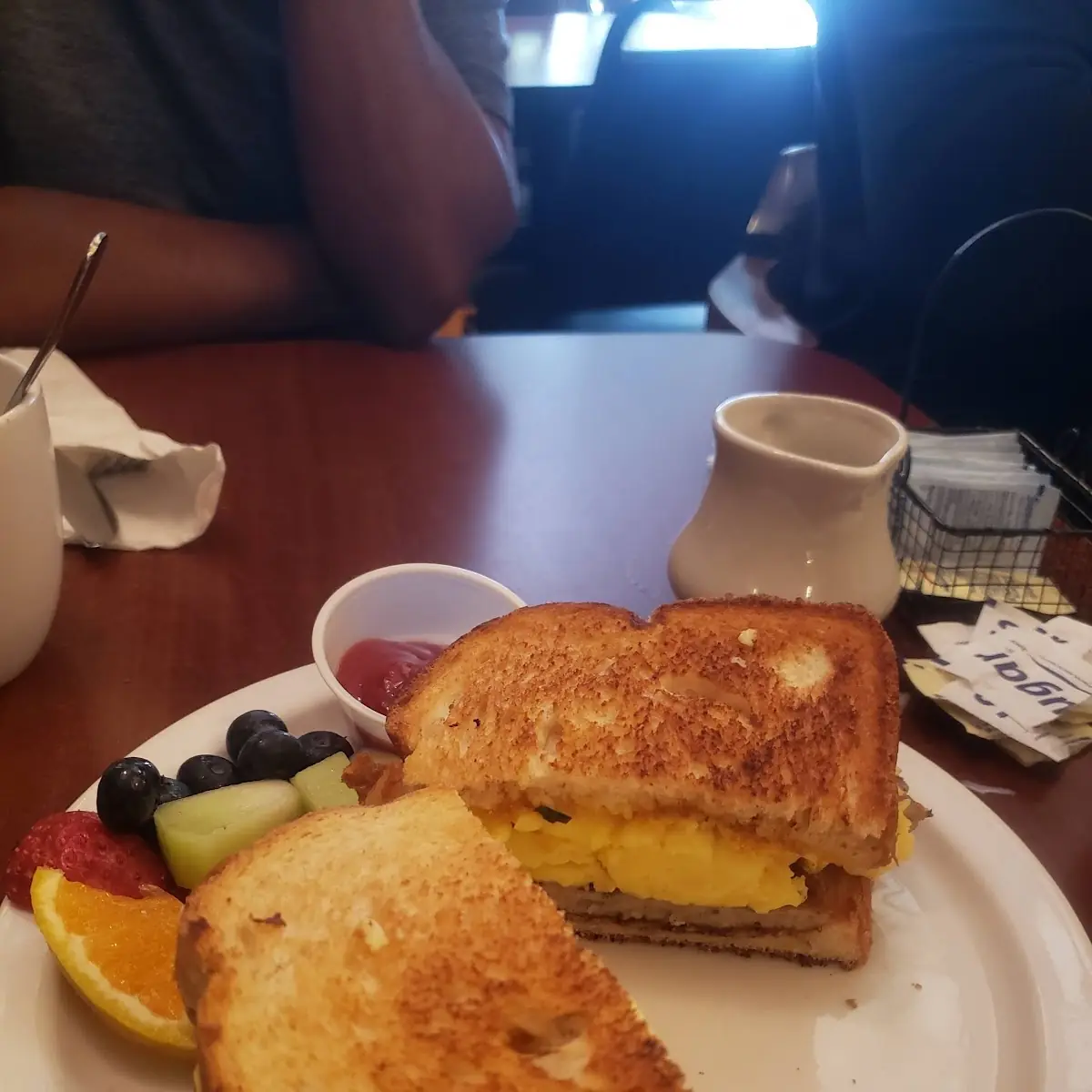 Sausage and Egg Breakfast Sandwich
