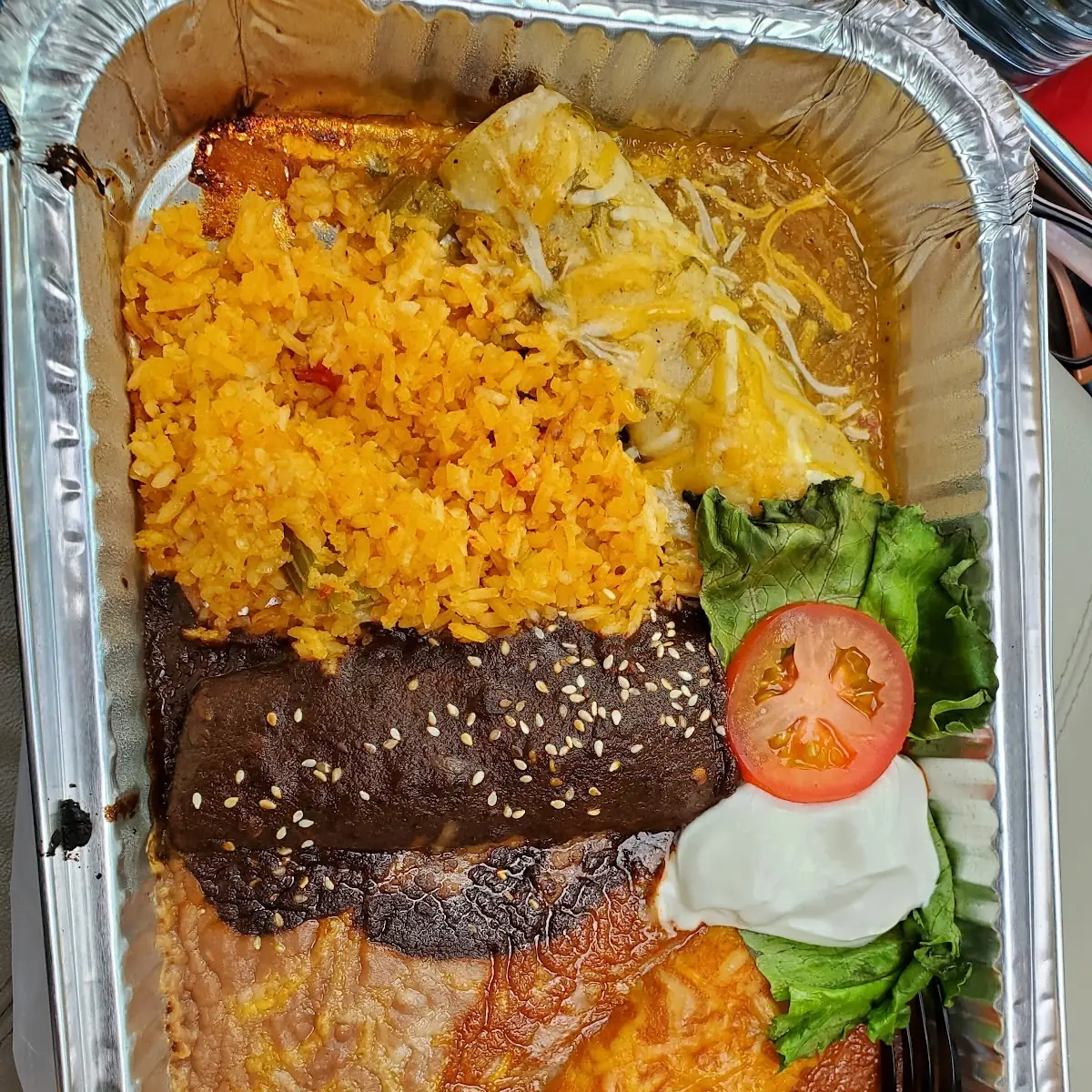 Enchilada and Taco