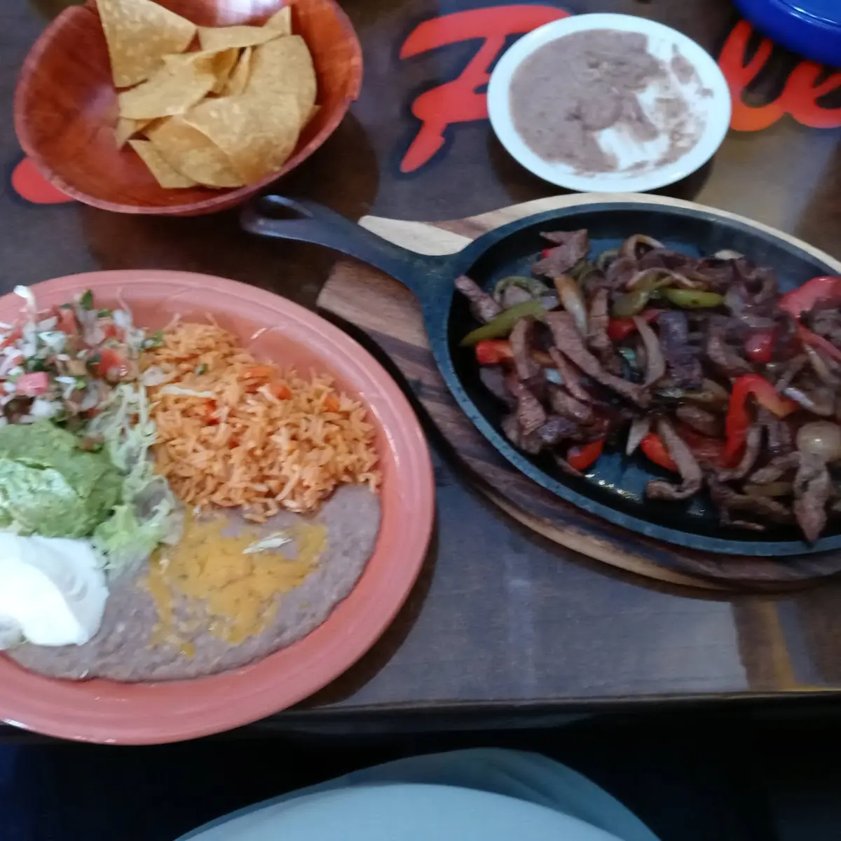 Steak Fajitas for One