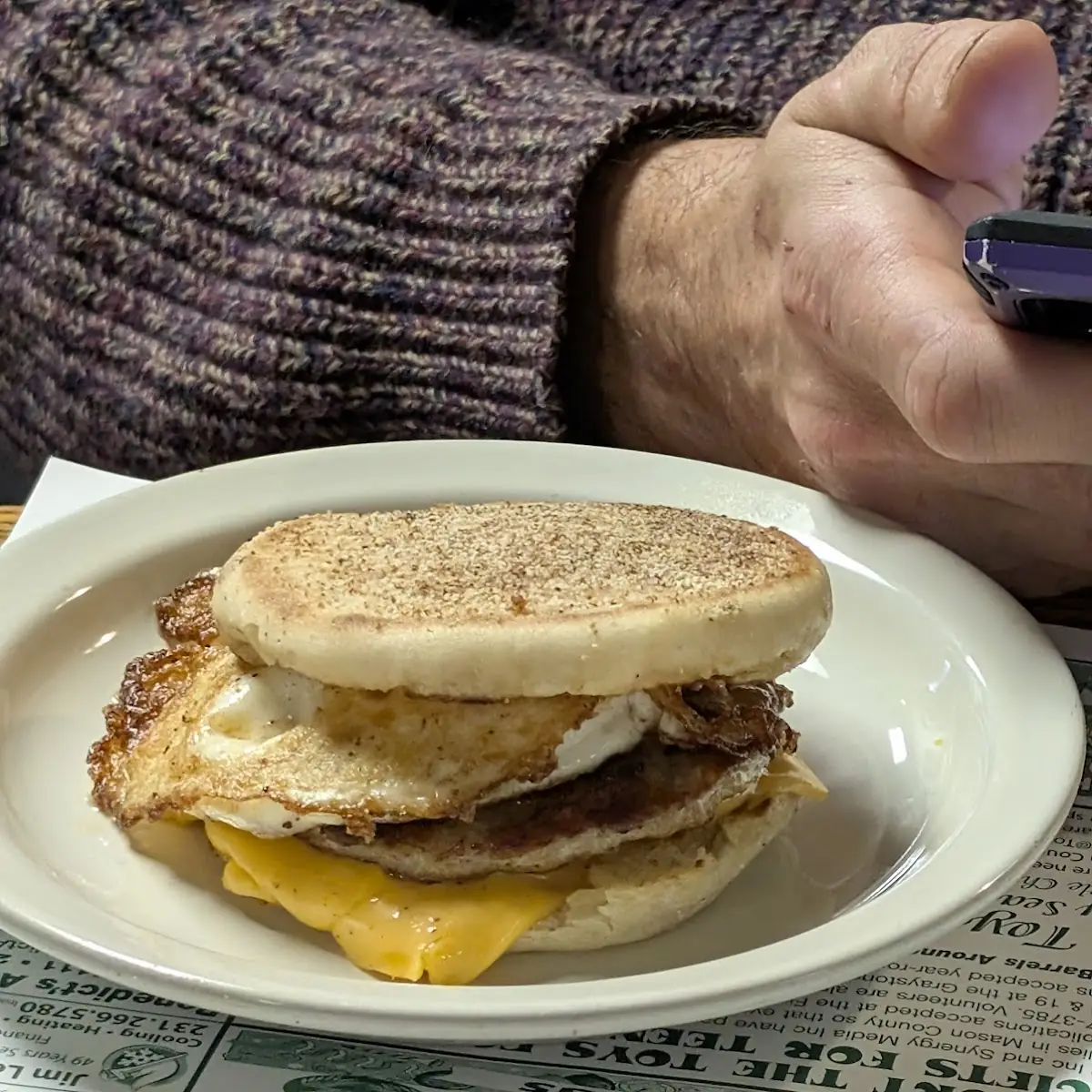 Sausage Breakfast Sandwich