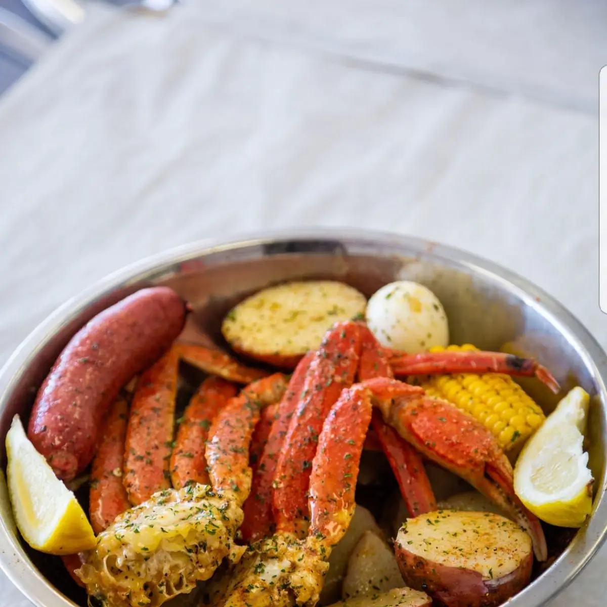 Snow Krab & Shrimp Platter