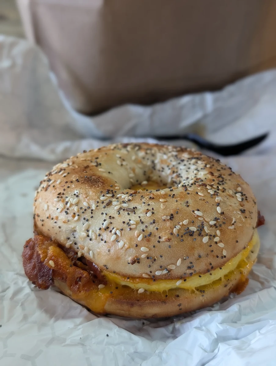 Bacon Egg Cheese Everything Bagel