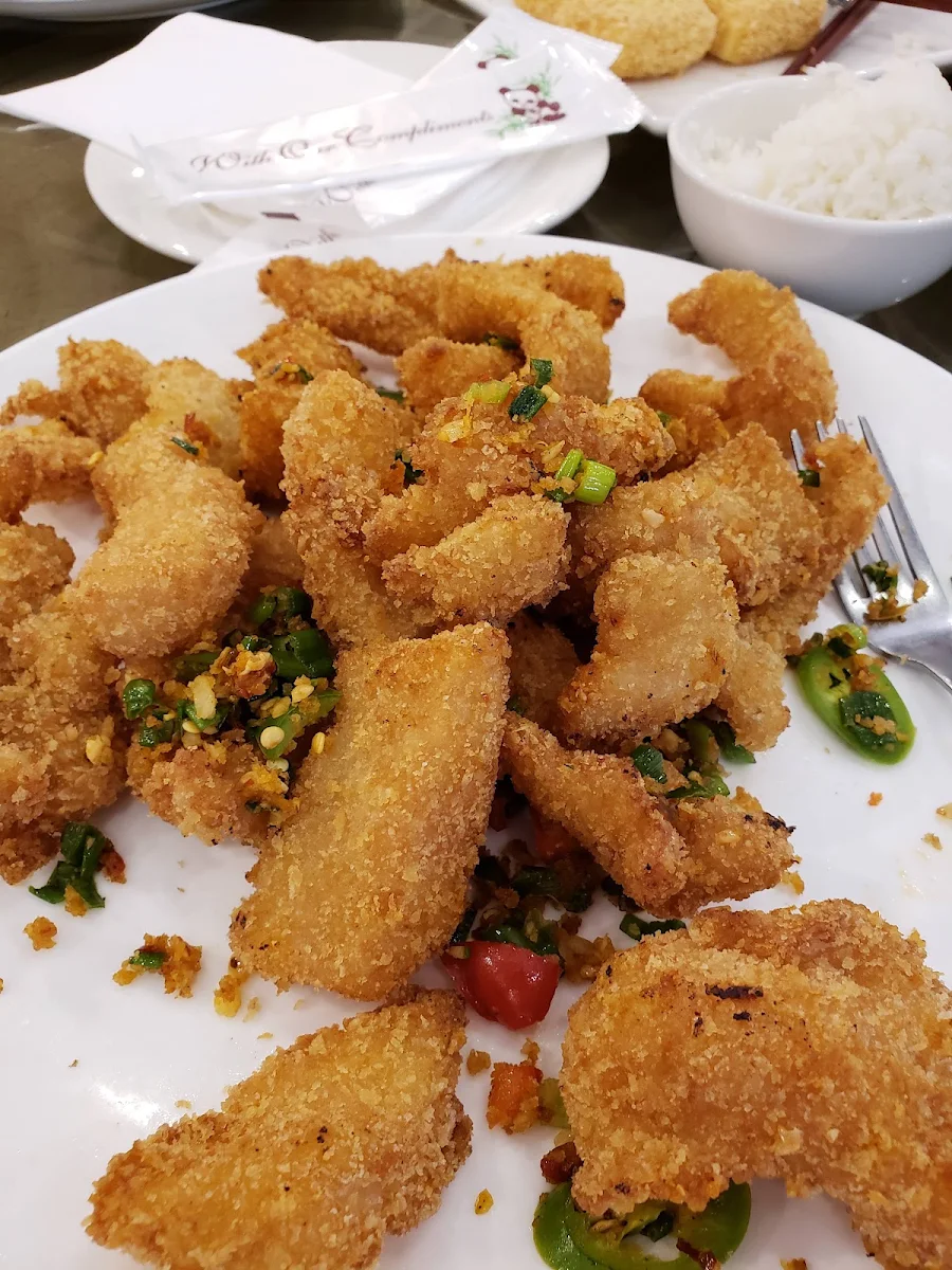 Deep Fried Squid w Salt & Pepper, Haiyi Seafood Restaurant