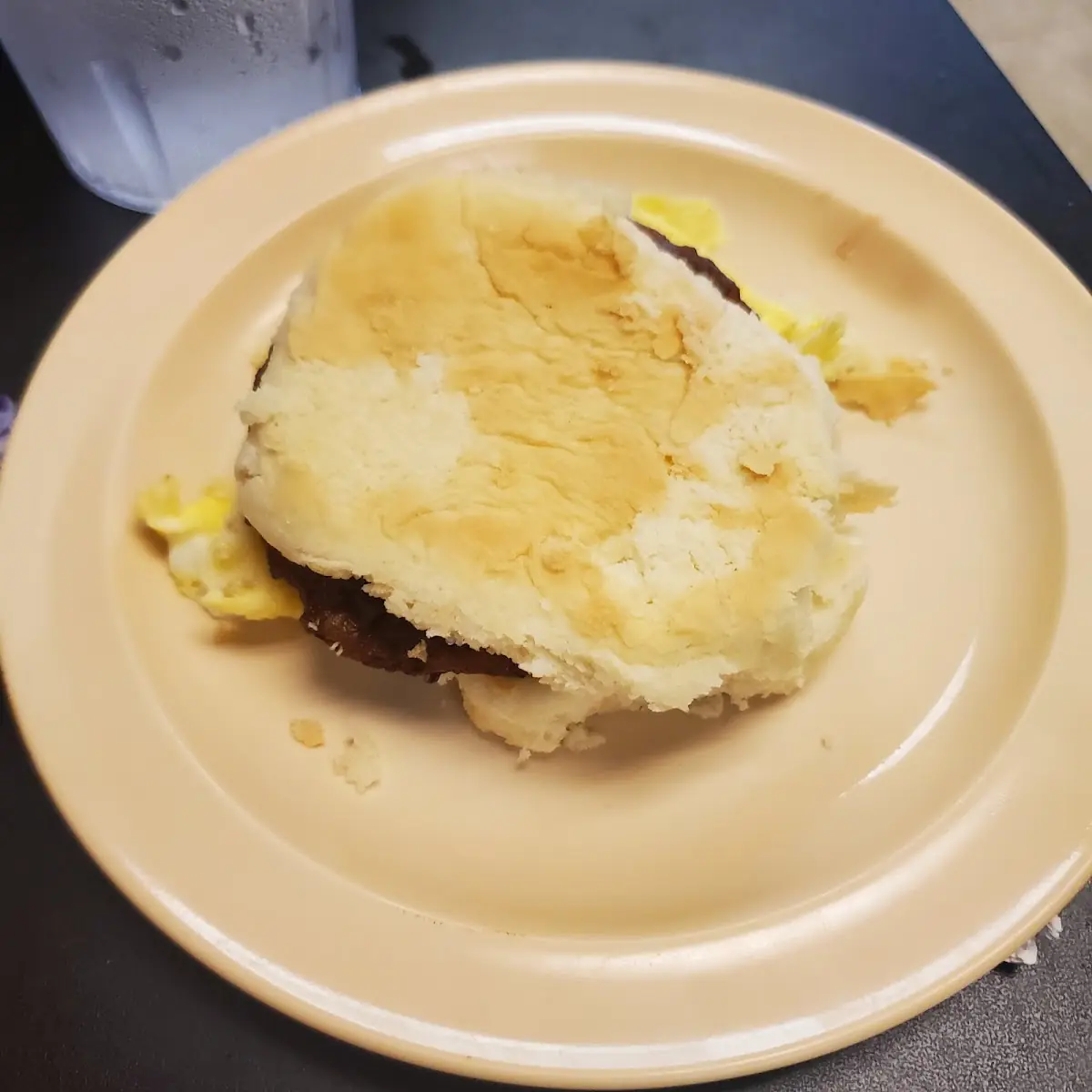 Egg & Cheese w Pork Chop
