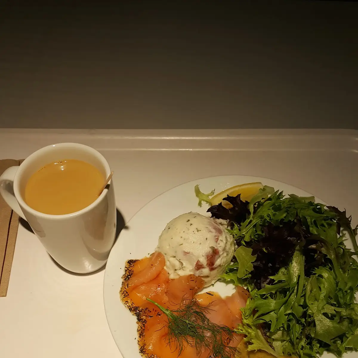Marinated Salmon with Potato Salad