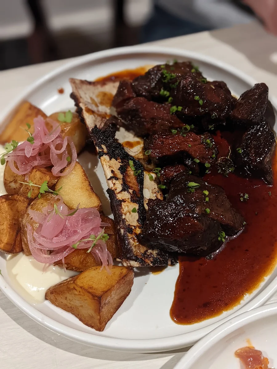 24hr Beef Rib with Fried Potato Aioli Chive Fennel Pickle, Tanomi Lidcombe
