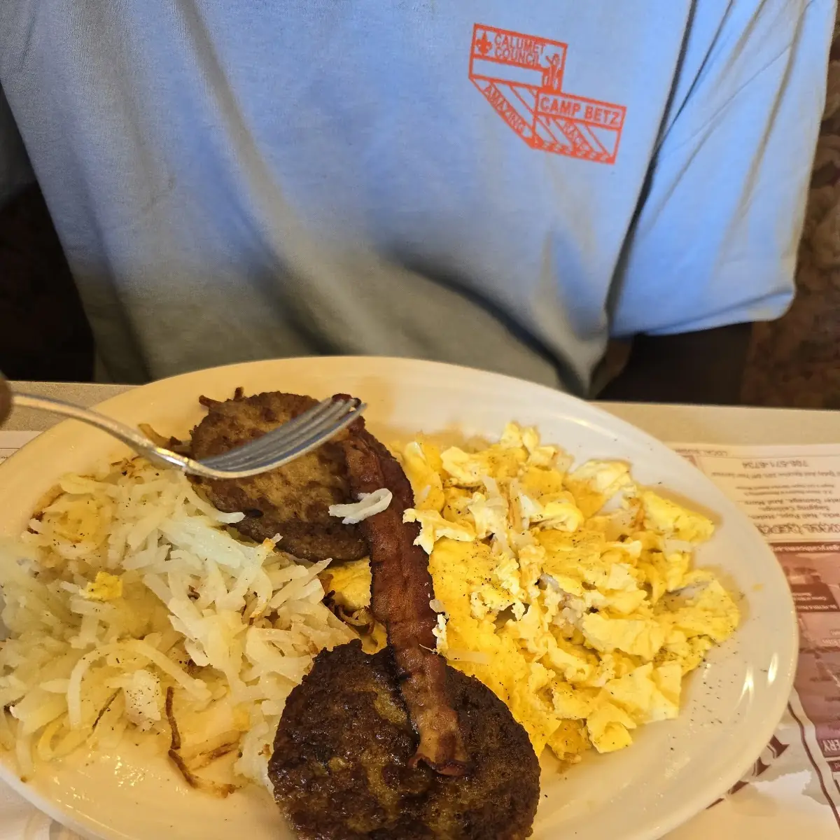 Country Fried Steak and Eggs