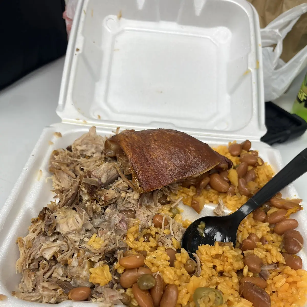 Medio Pollo Con Arroz Half Chicken with Rice