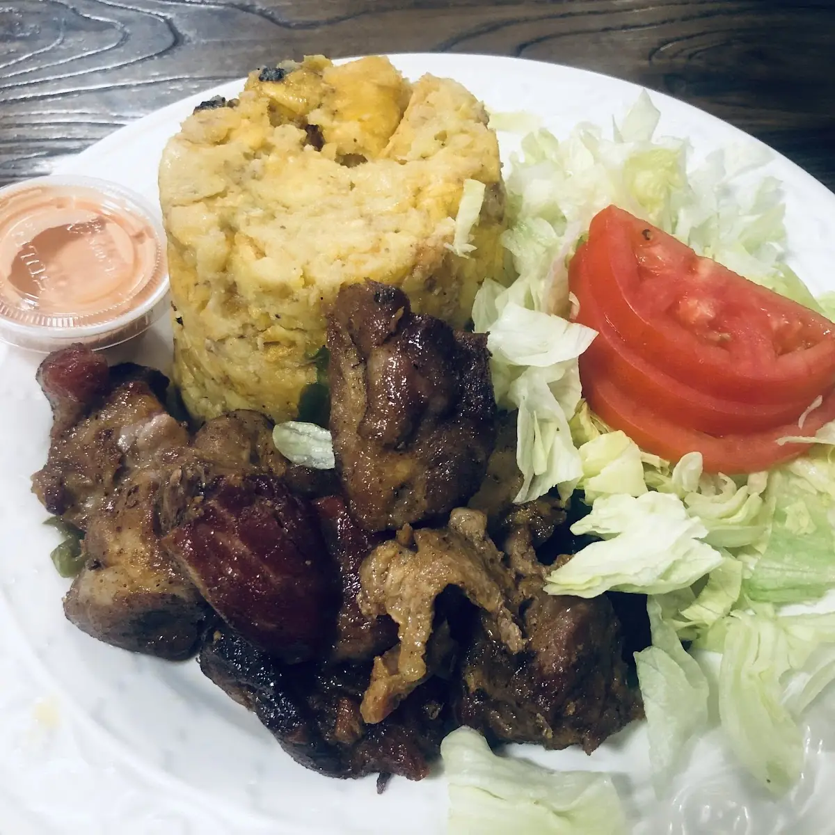 Mofongo C Carne Frita