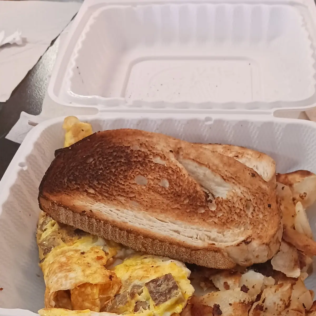 Sausage and Cheese Omelet