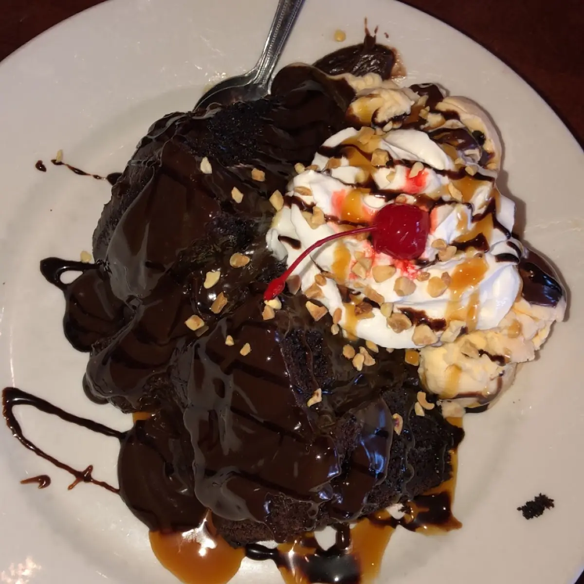 Hot Fudge Cake Sundae