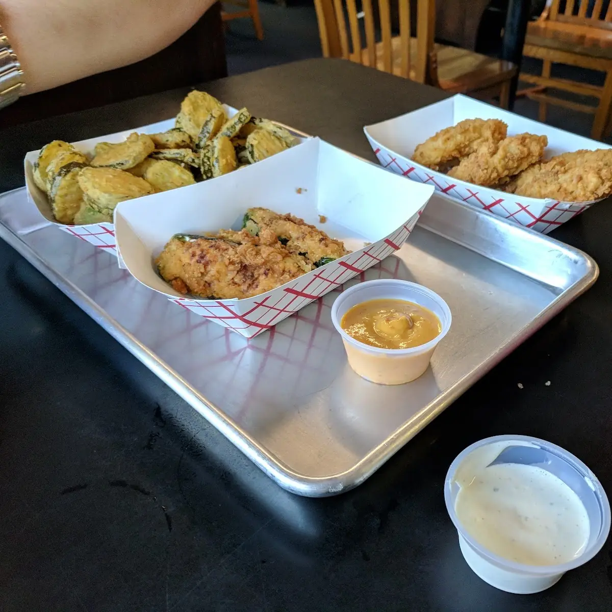 Fried Pickles Jalapeno Poppers Fried Green Tomatoes