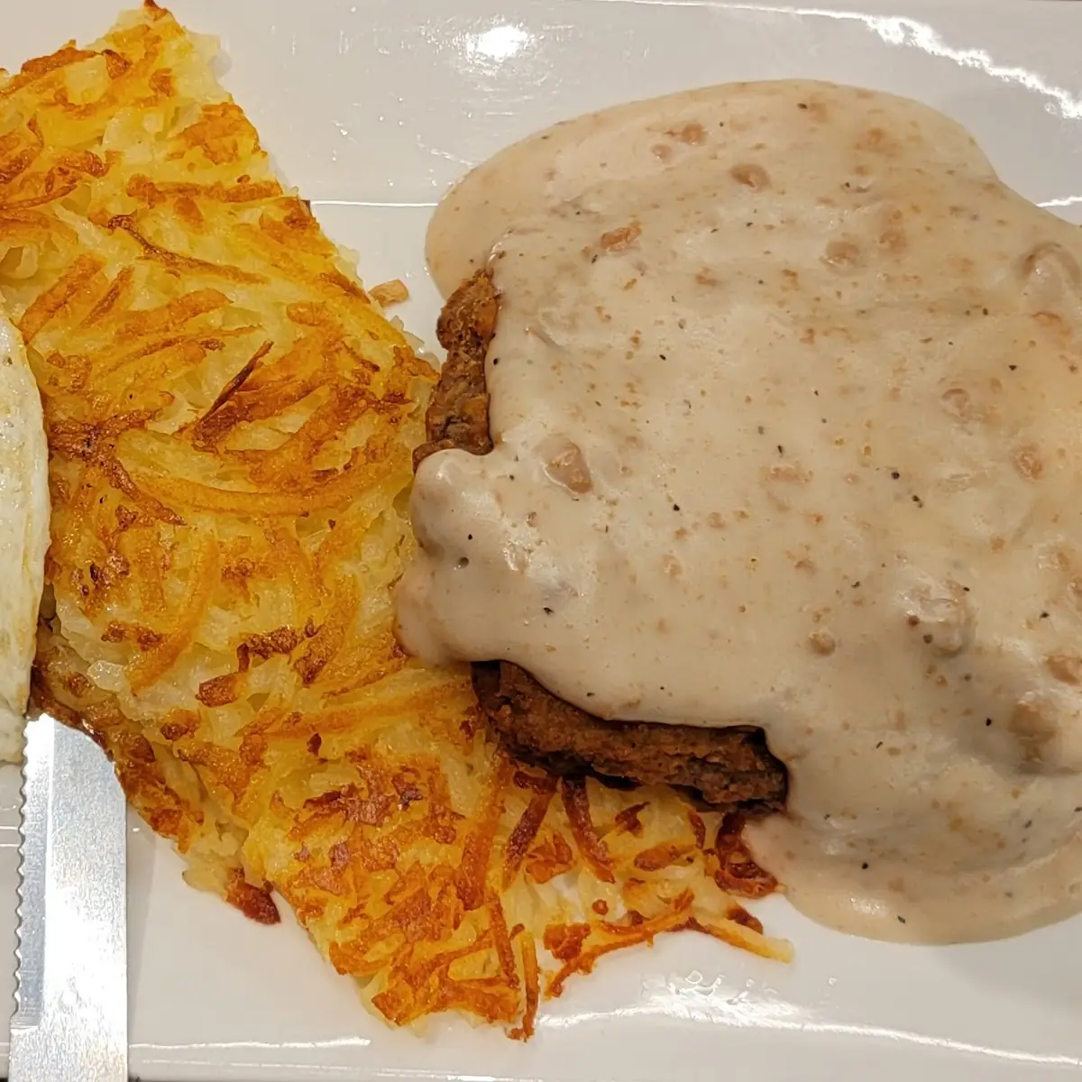 Chicken Fried Steak and Eggs