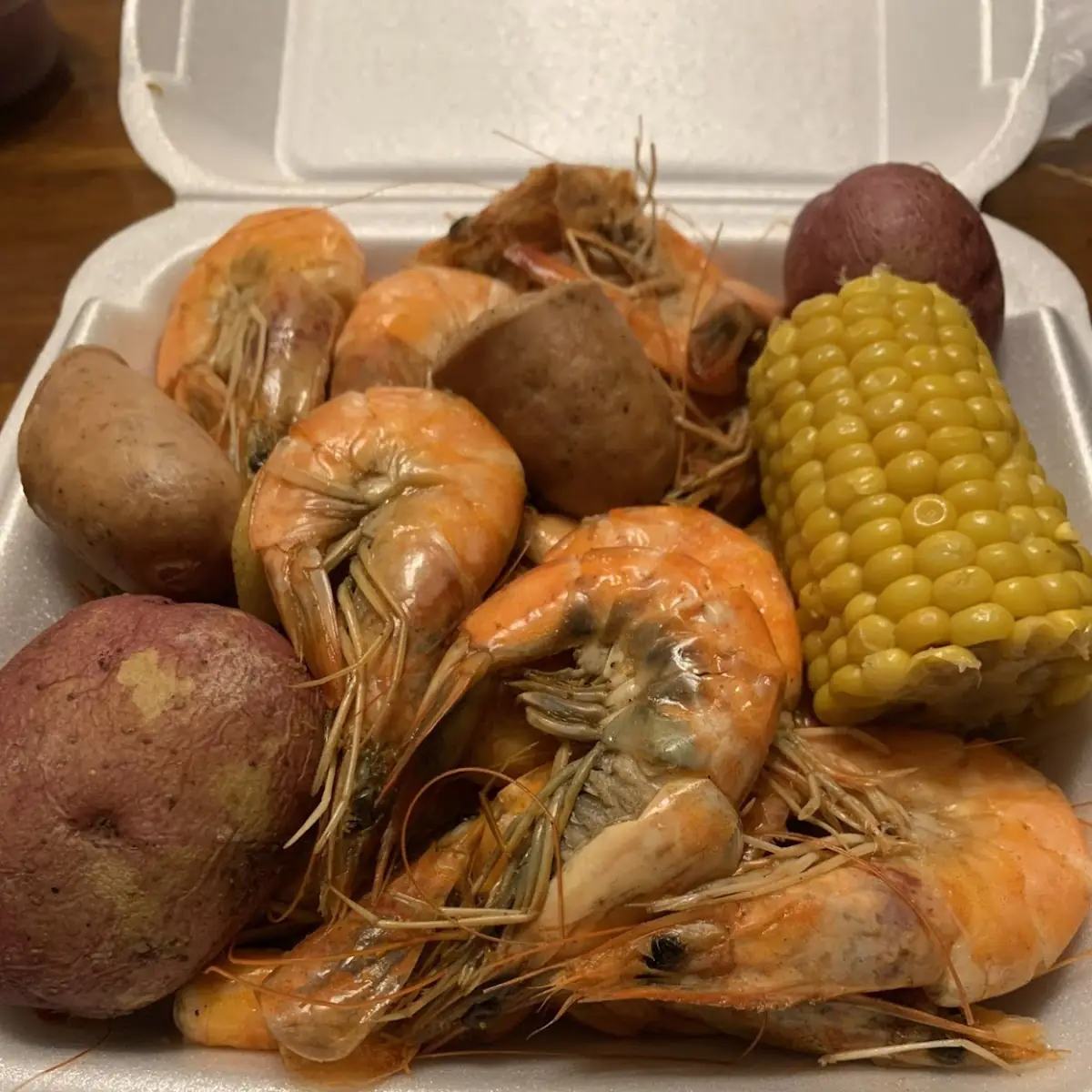 Boiled Shrimp Corn on the Cob Potatoes