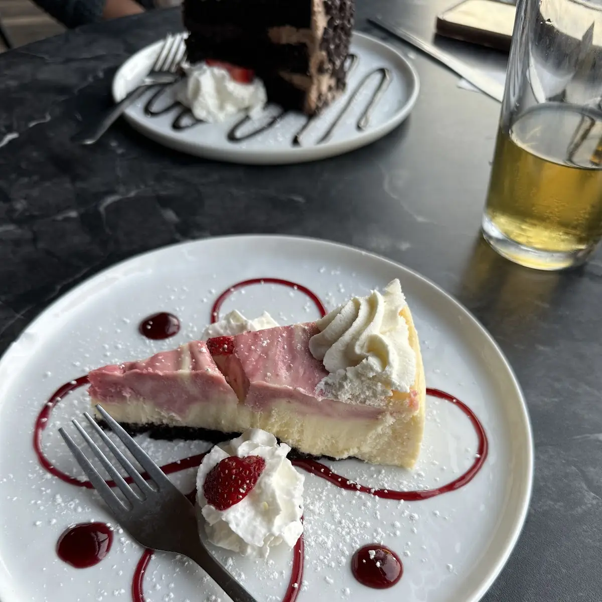 White Chocolate Raspberry Cheesecake