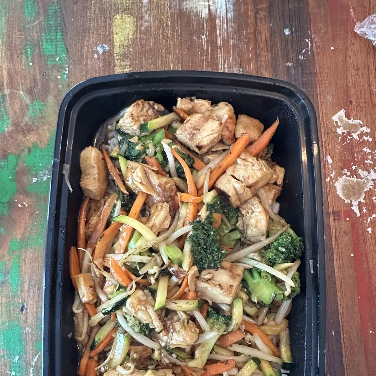 Grilled Chicken Stir Fry