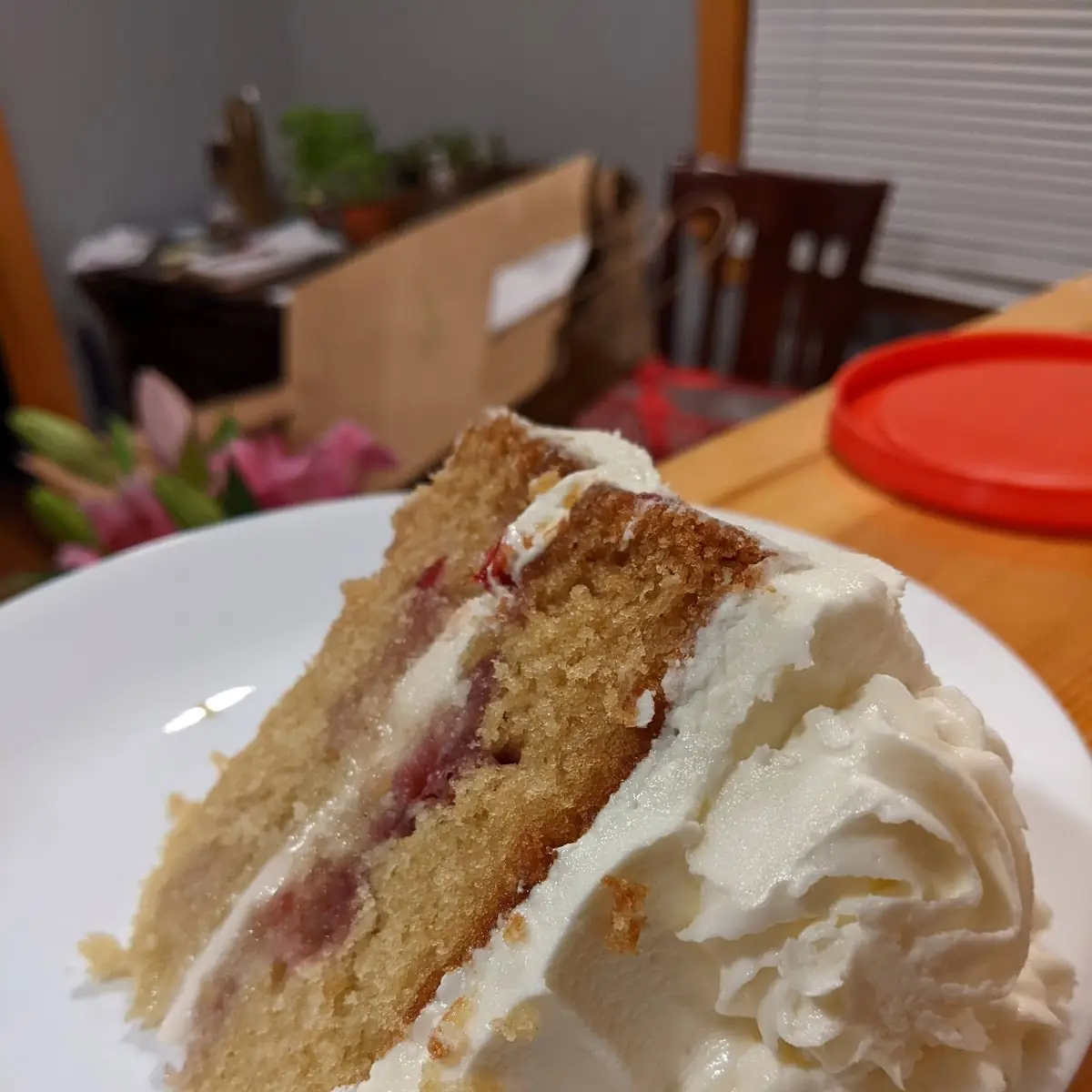 Strawberry and Olive Oil Cake