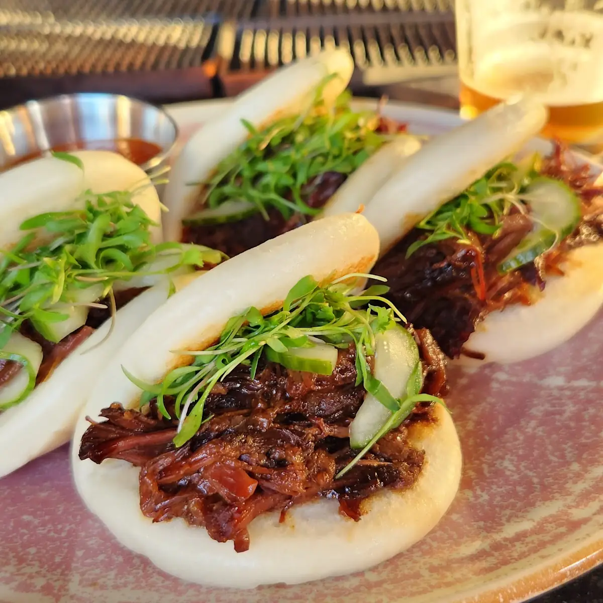American Wagyu Short Rib Steamed Buns