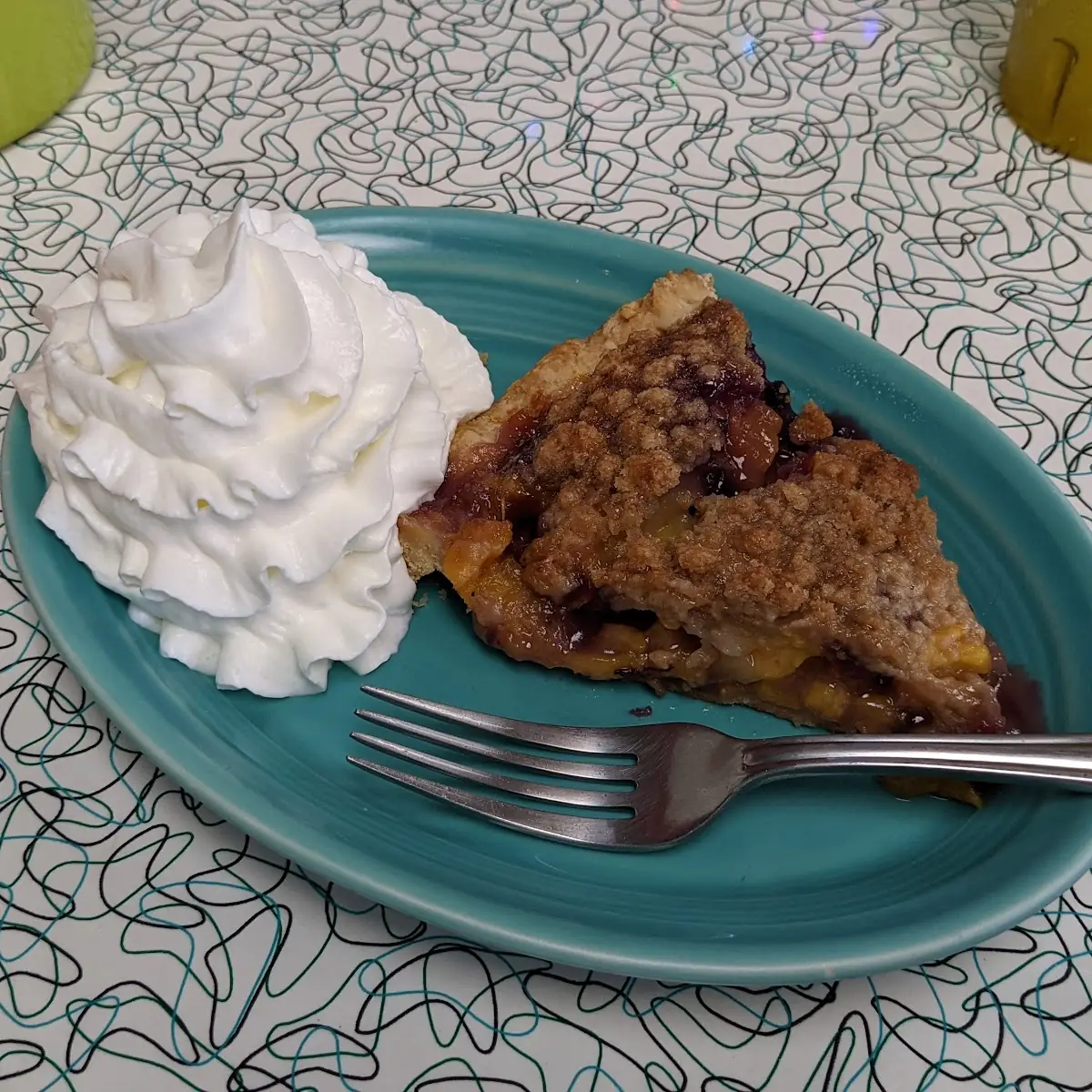 Peach Blueberry Pie