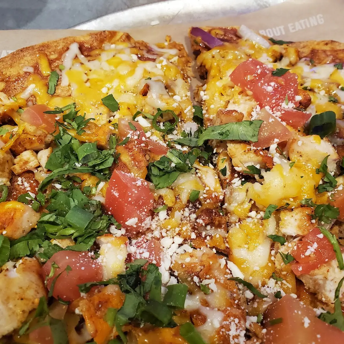 Chipotle BBQ Chicken Pizza